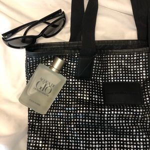 Marc Jacobs Black and Silver Star Tote